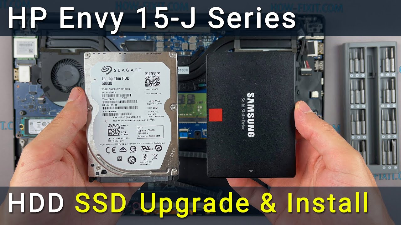 HP Envy 15-j Series HDD lub SSD Upgrade: Wymiana i instalacja