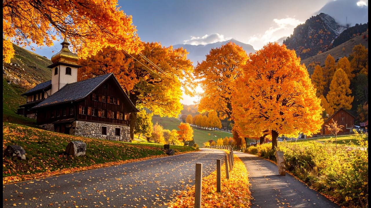 🍂 When the Mountains Turn to Gold – Autumn in Switzerland