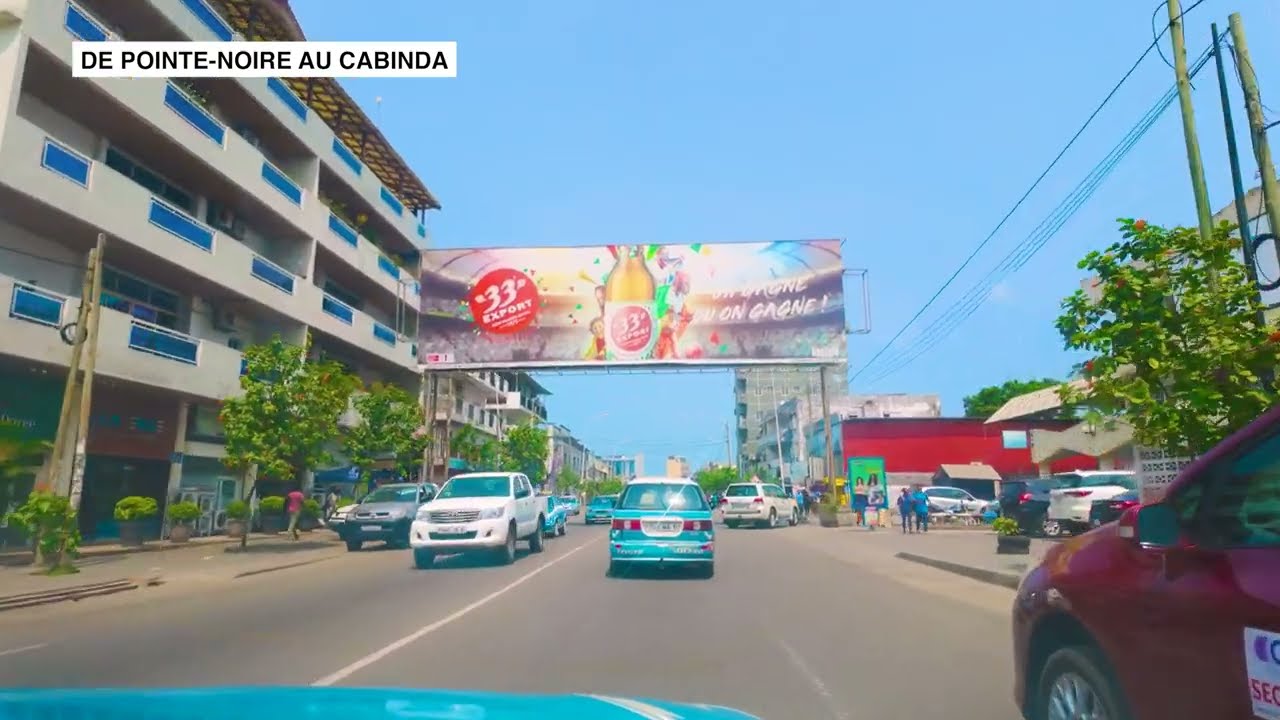 De Pointe-Noire au Cabinda || City Tour || Congo - Angola