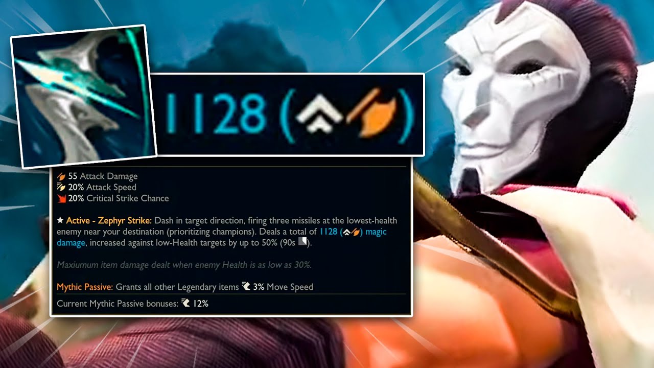 1128 DAÑO GALEFORCE JHIN BUILD • La mayor cantidad de daño aplicada por un ítem!