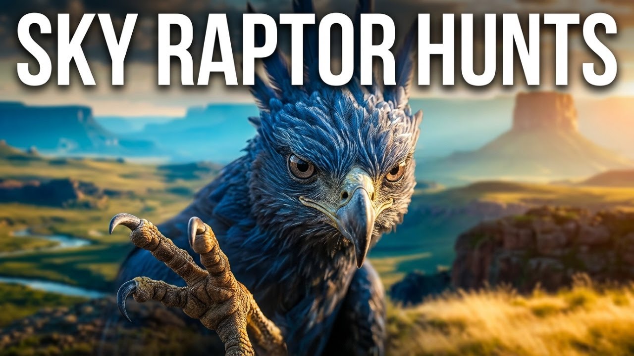 The Sky Raptor | Hunter of the Azure Plains (Fantasy Nature Documentary)