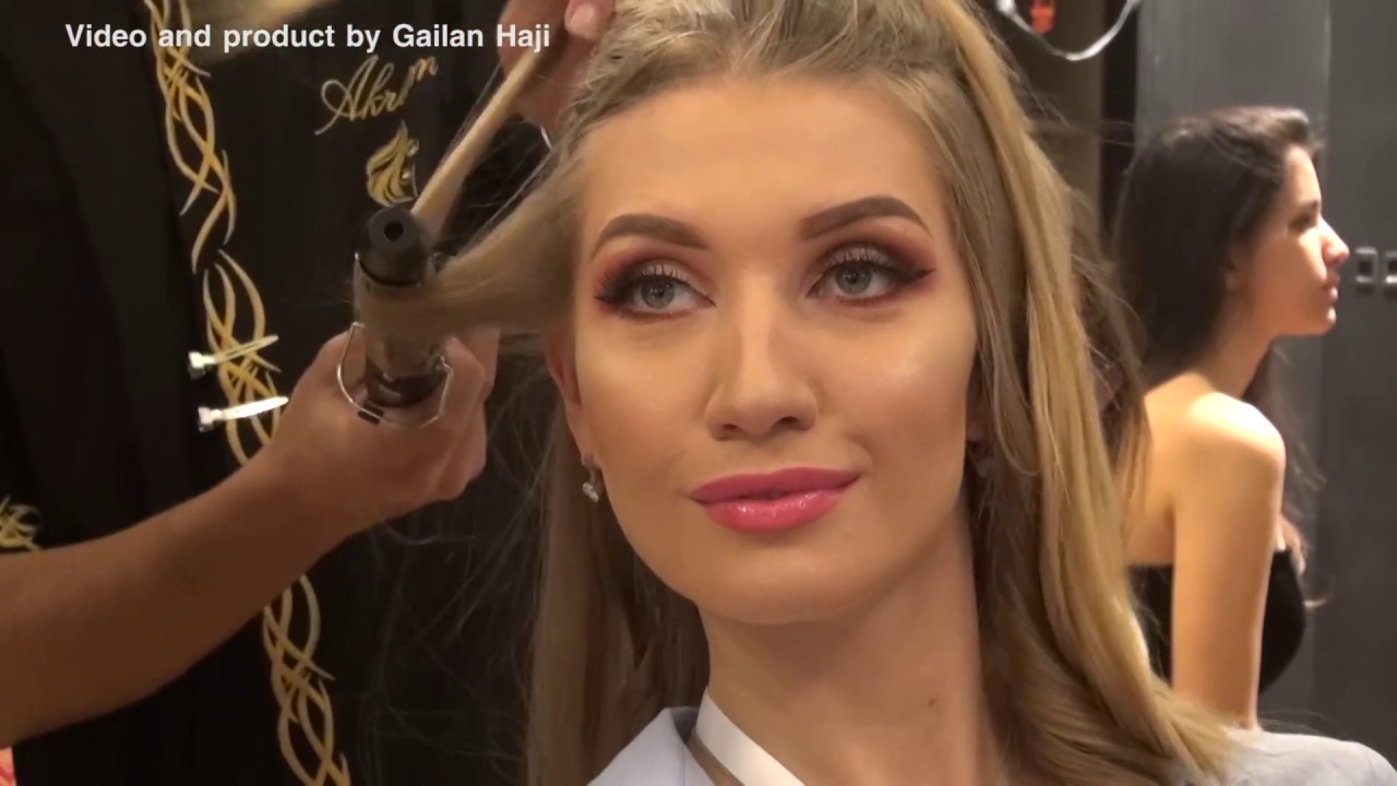 Backstage in Fashion week / makeup in  Kurdistan fashion week 2018 جلوبه&zwnj;رگی كوردی له&zwnj; هه&zwnj;ولێر