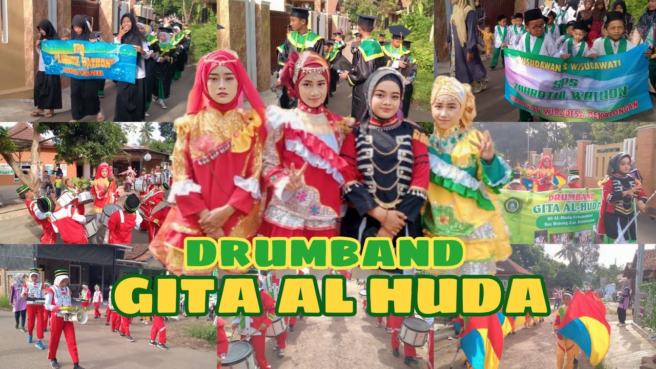 DRUMBAND GITA AL HUDA DI KIRAB WISUDA TPQ ZAHROTUL WATHON KARANGJATI WIRADESA
