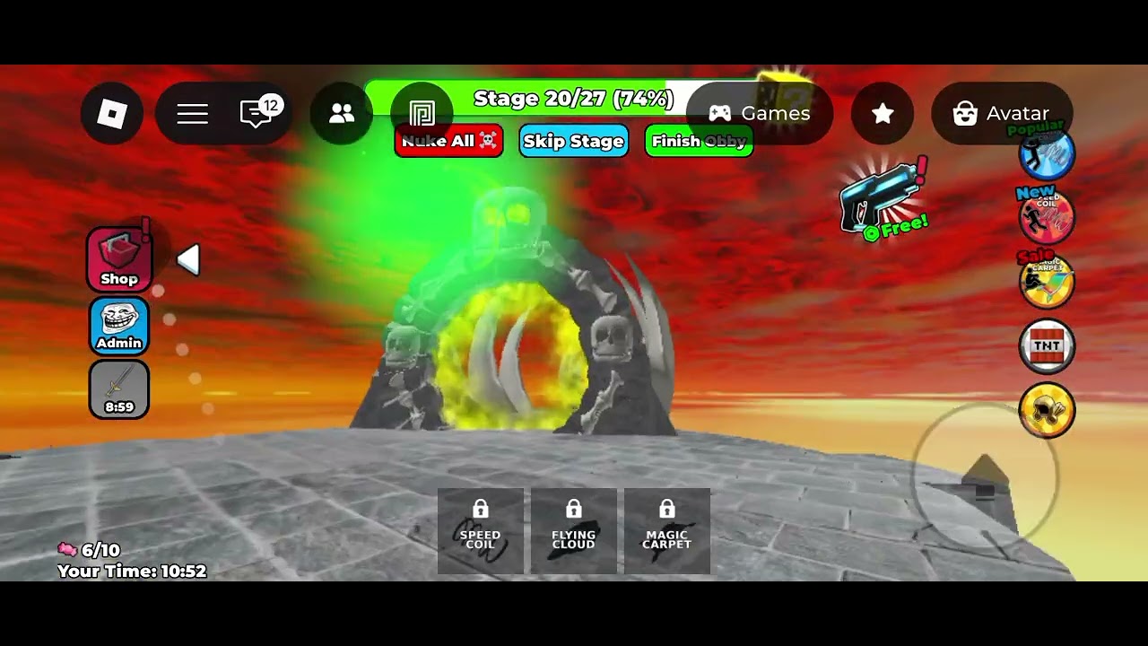 The Carnival of terror - Scape video in Roblox 🏆