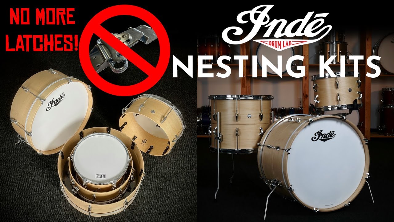 INDe Nesting Drum Kits, the Ultimate Gigging drum set!