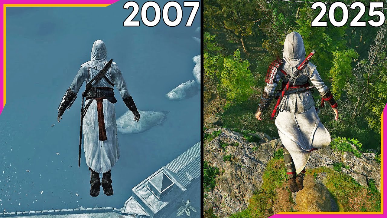 Leap of Faith Evolution in Assassin's Creed Games (2007 - 2025)