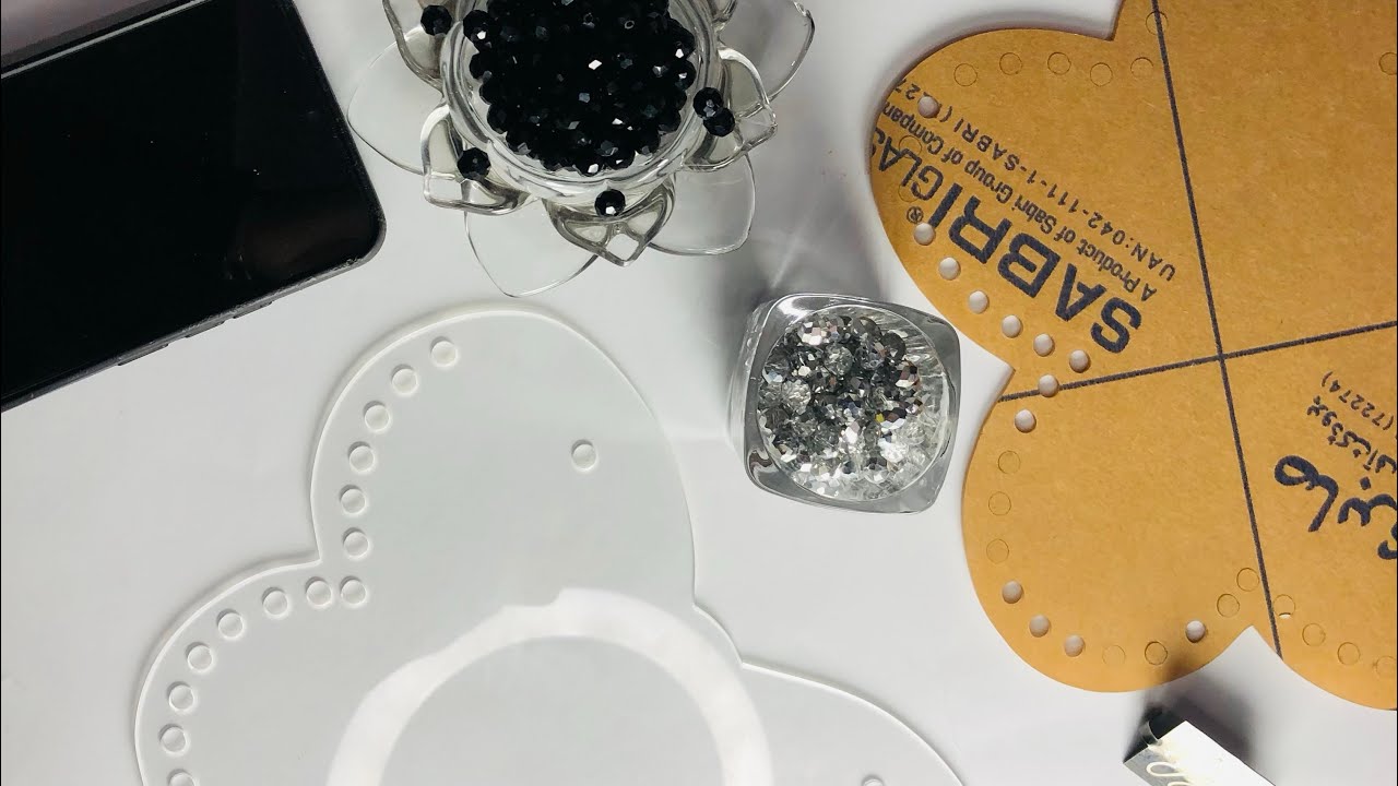 3 Easiest Way To Make Acrylic Sheet / Acrylic Plate Beaded Bag | Beaded bag bnane ka asan treeqa