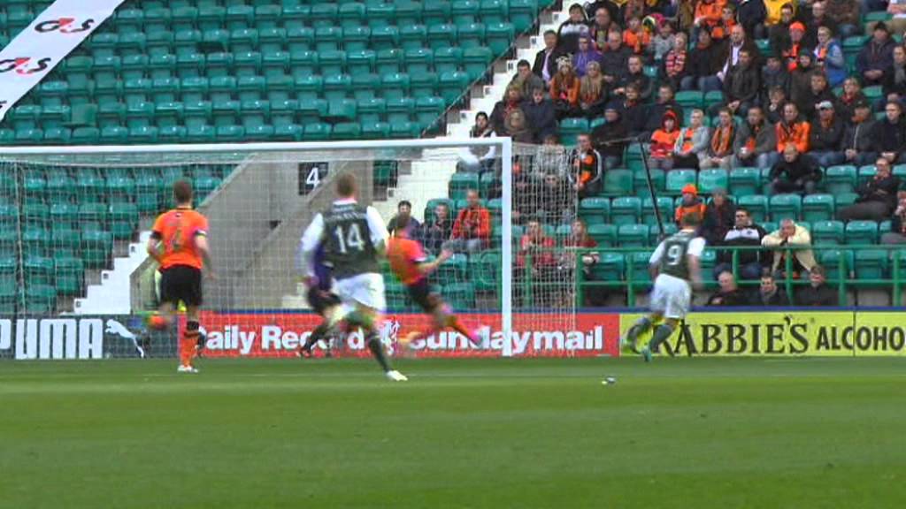 Was Leigh Griffiths' amazing free-kick at Tynecastle the best Hibs goal of 2012/13?