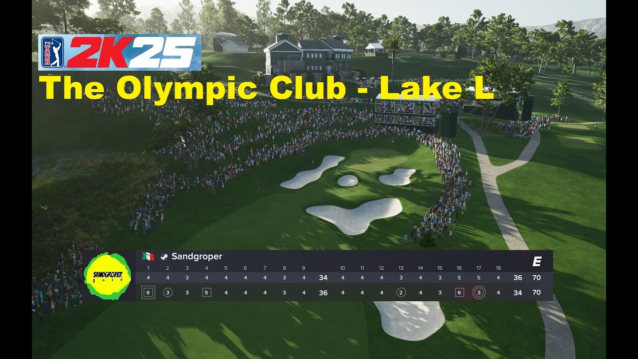 PGA Tour 2K25 - Олимпийский клуб - Озеро Л