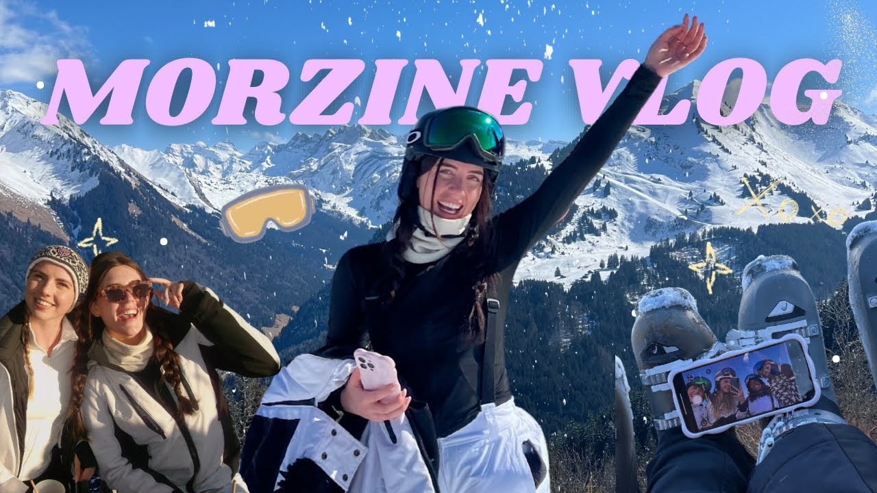 SKI VLOG!! | girls trip to morzine and learning to ski in the french alps