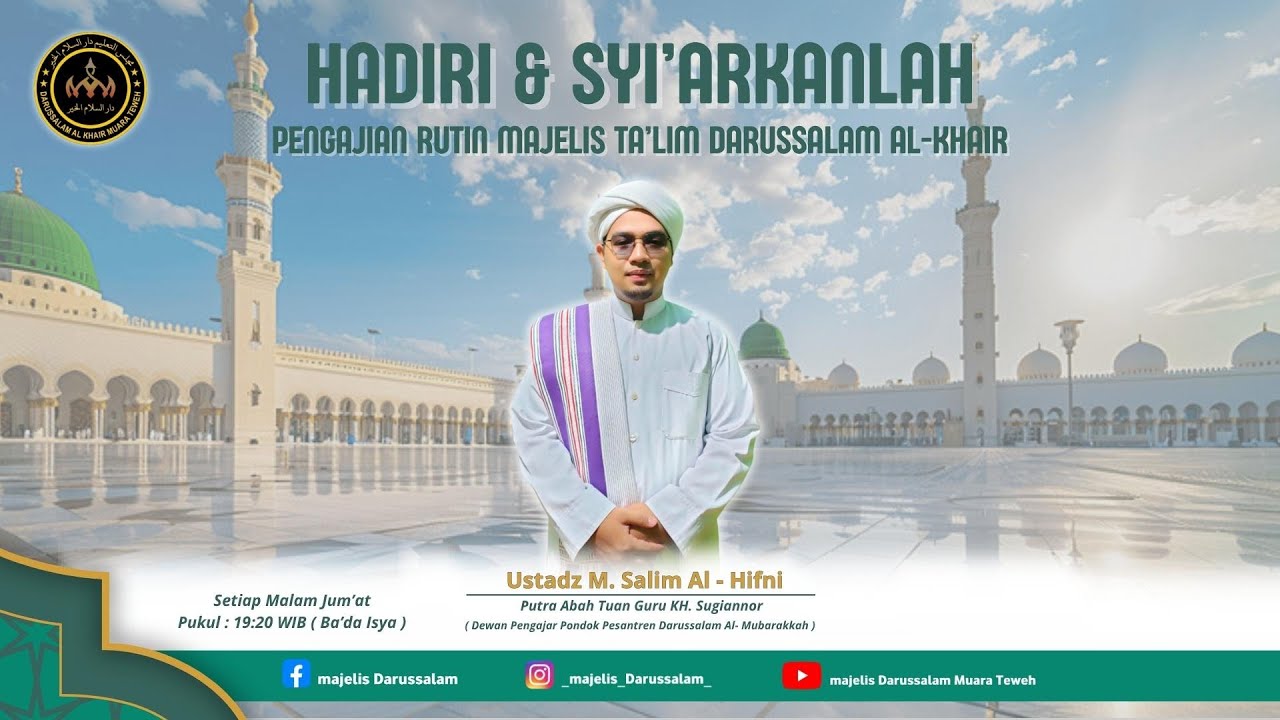 🔴Live Streaming - Pembacaan Maulid Al Habsyi & Kajian Kitab Bekal Ramadhan