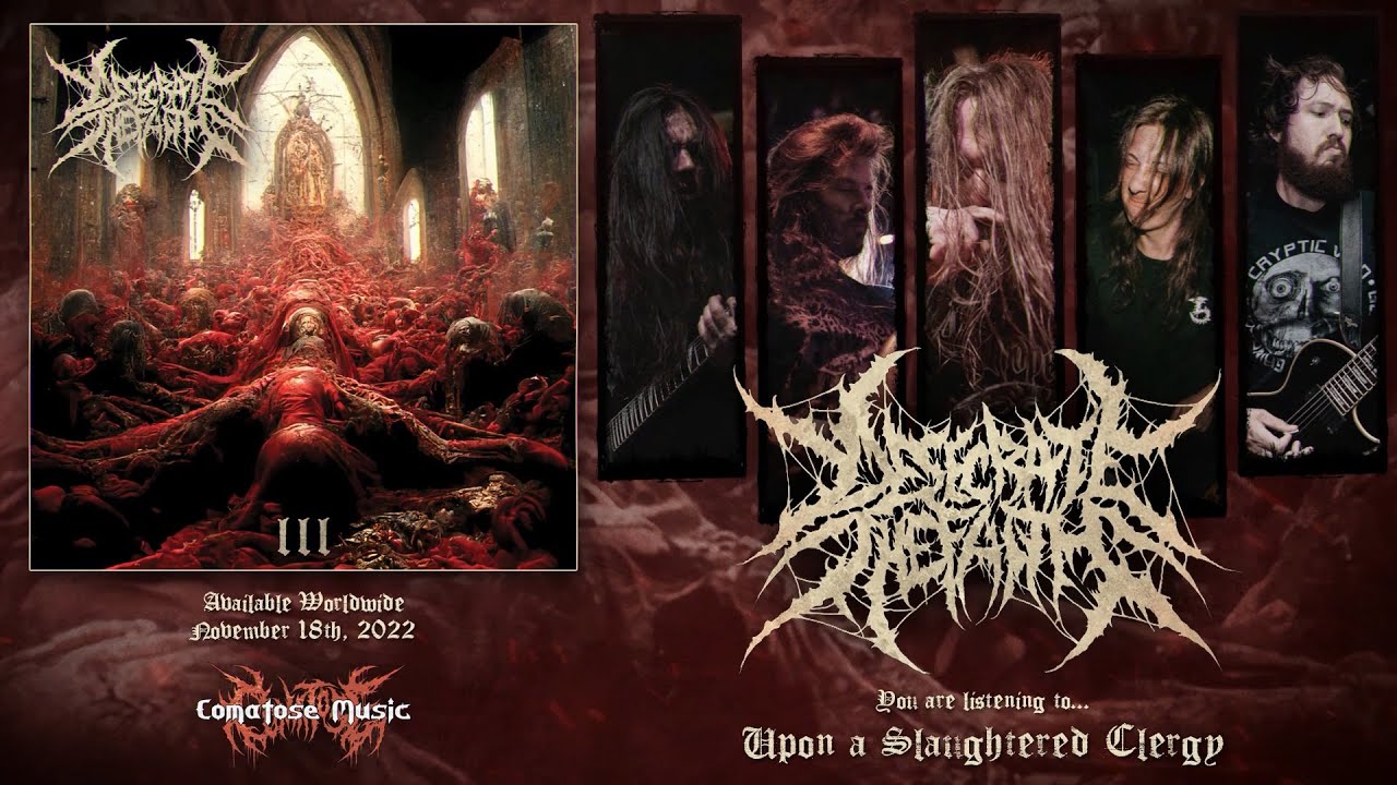 DESECRATE THE FAITH - UPON A SLAUGHTERED CLERGY [OFFICIAL VISUALIZER] (2022) SW EXCLUSIVE