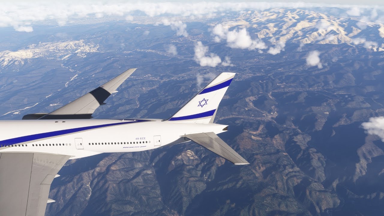 Bangkok-Tel Aviv. ELAL Boein 777-200 PMDG. MSFS2024