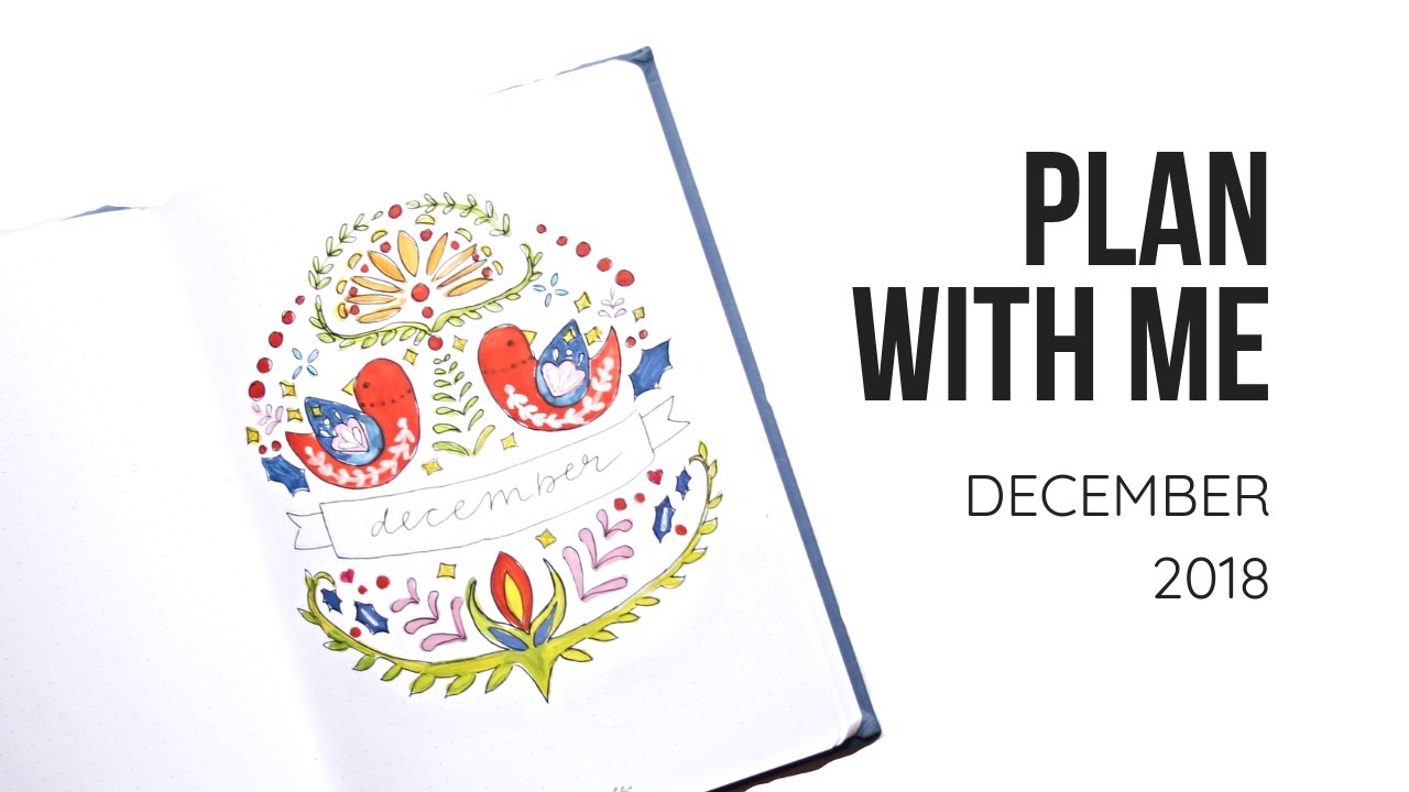 PLAN WITH ME | Dec 2018 | colorfullllstudy