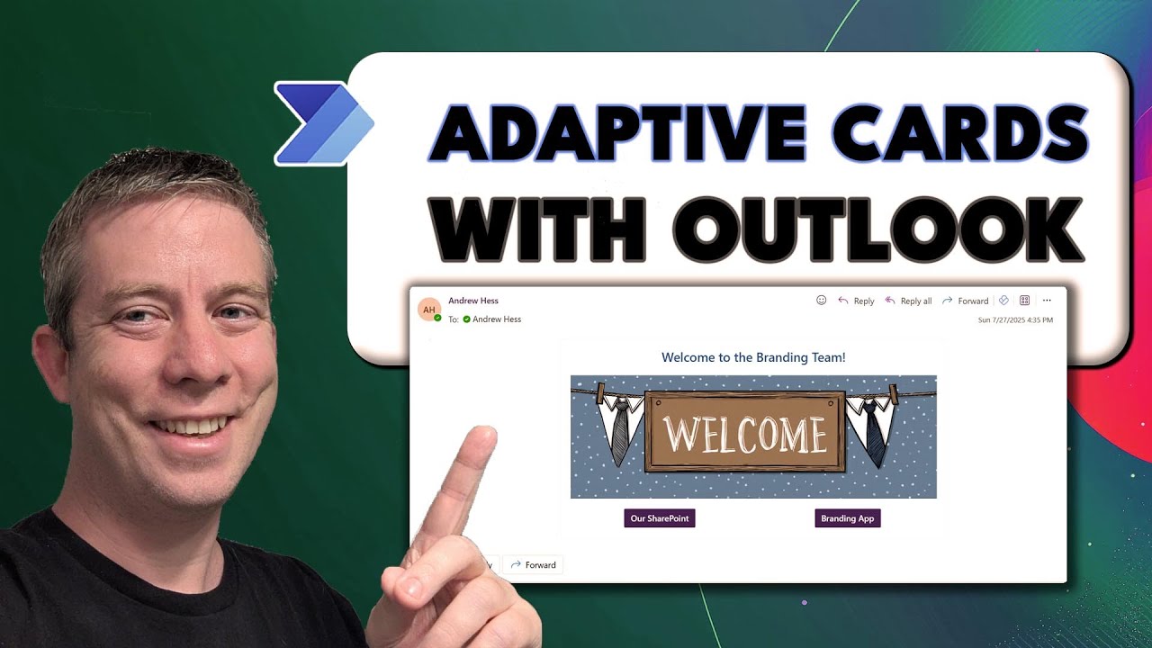 Use Adaptive Cards in Outlook with Power Automate