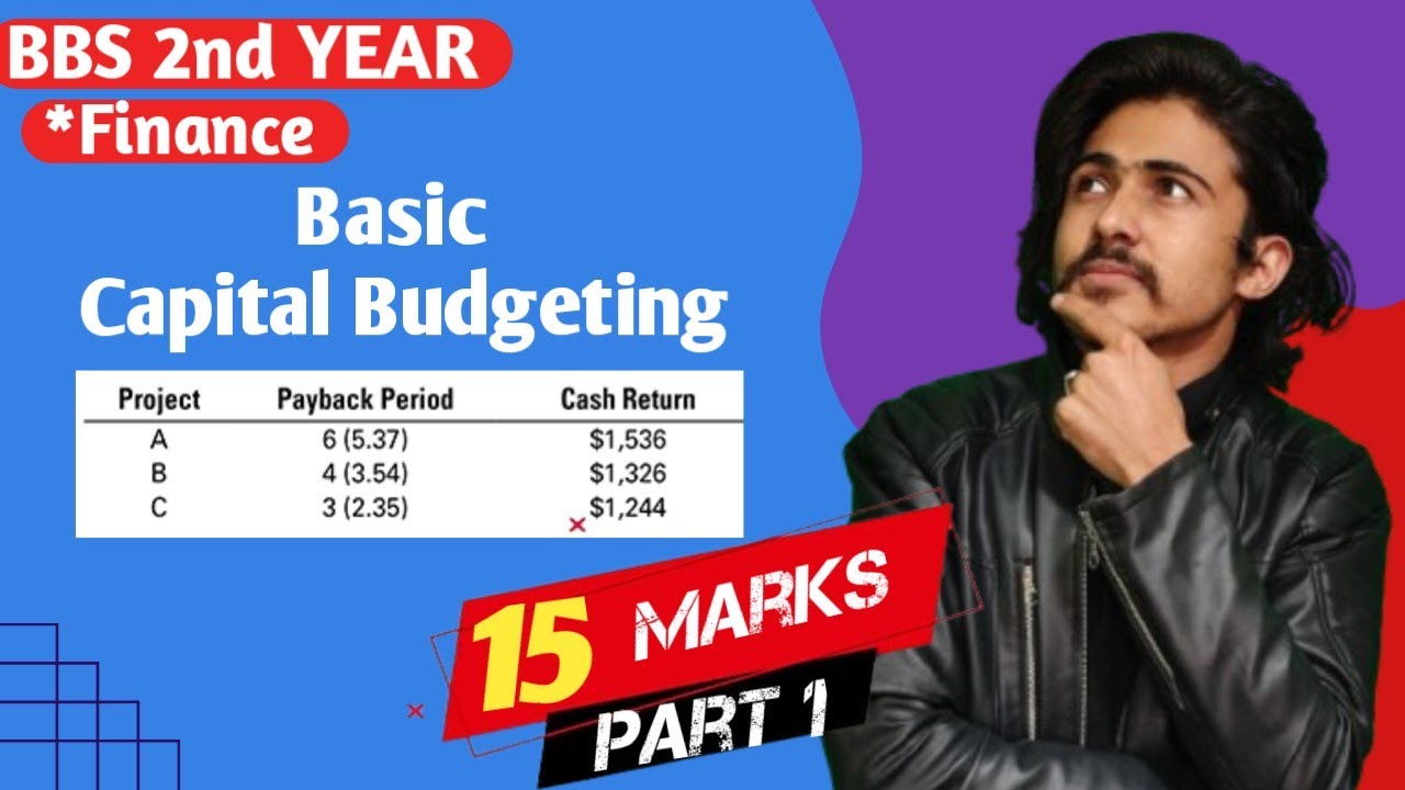 Basic Capital Budgeting part 1//BBS 2nd Year Fundament of Financial Management