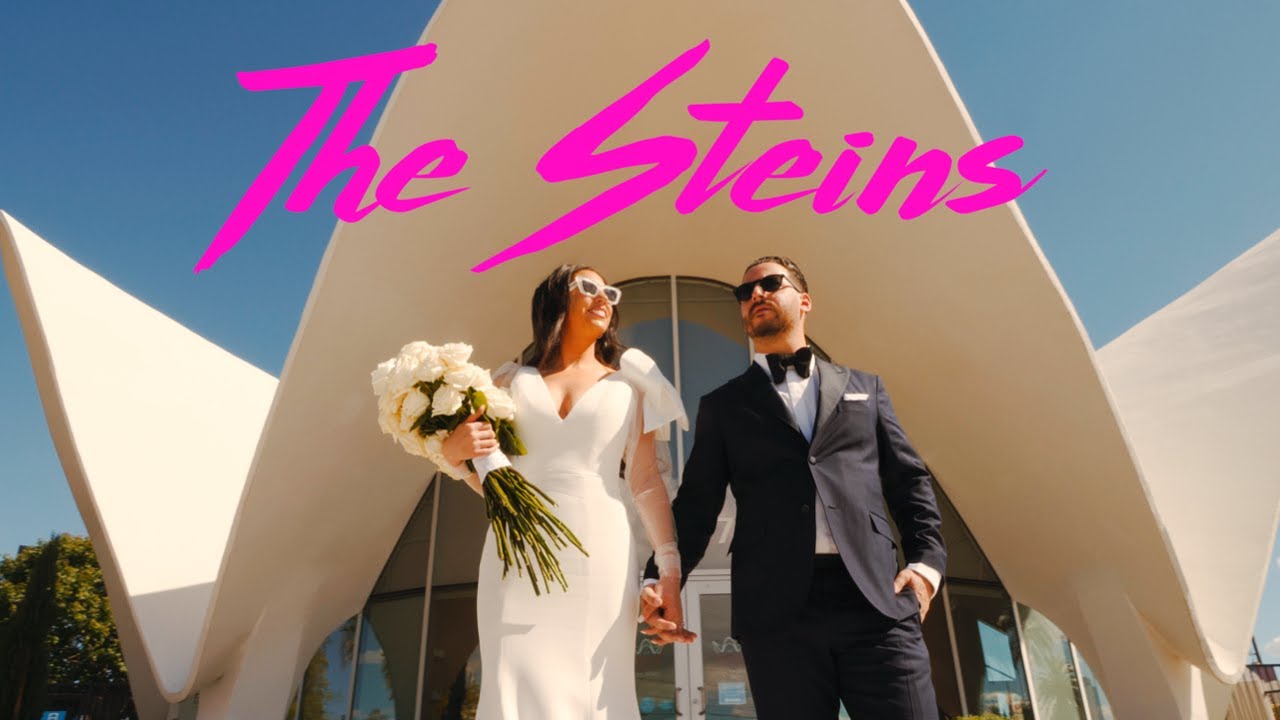 The Steins \\ Wild Vegas Elopement at the Little White Wedding Chapel