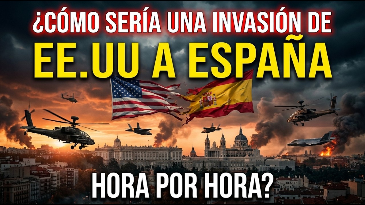 ¿CÓMO SERÍA UNA INVASIÓN DE EE.UU A ESPAÑA HORA POR HORA?