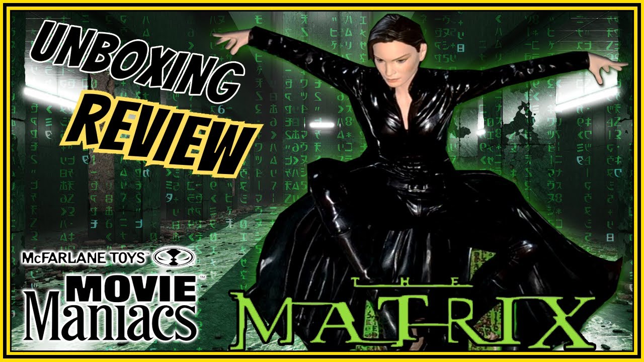 UNBOXING REVIEW! Figura TRINITY THE MATRIX Movie Maniacs de MCFARLANE TOYS