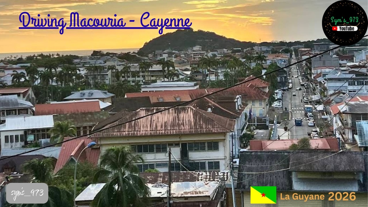 Driving Around Macouria To Cayenne (French Guiana)