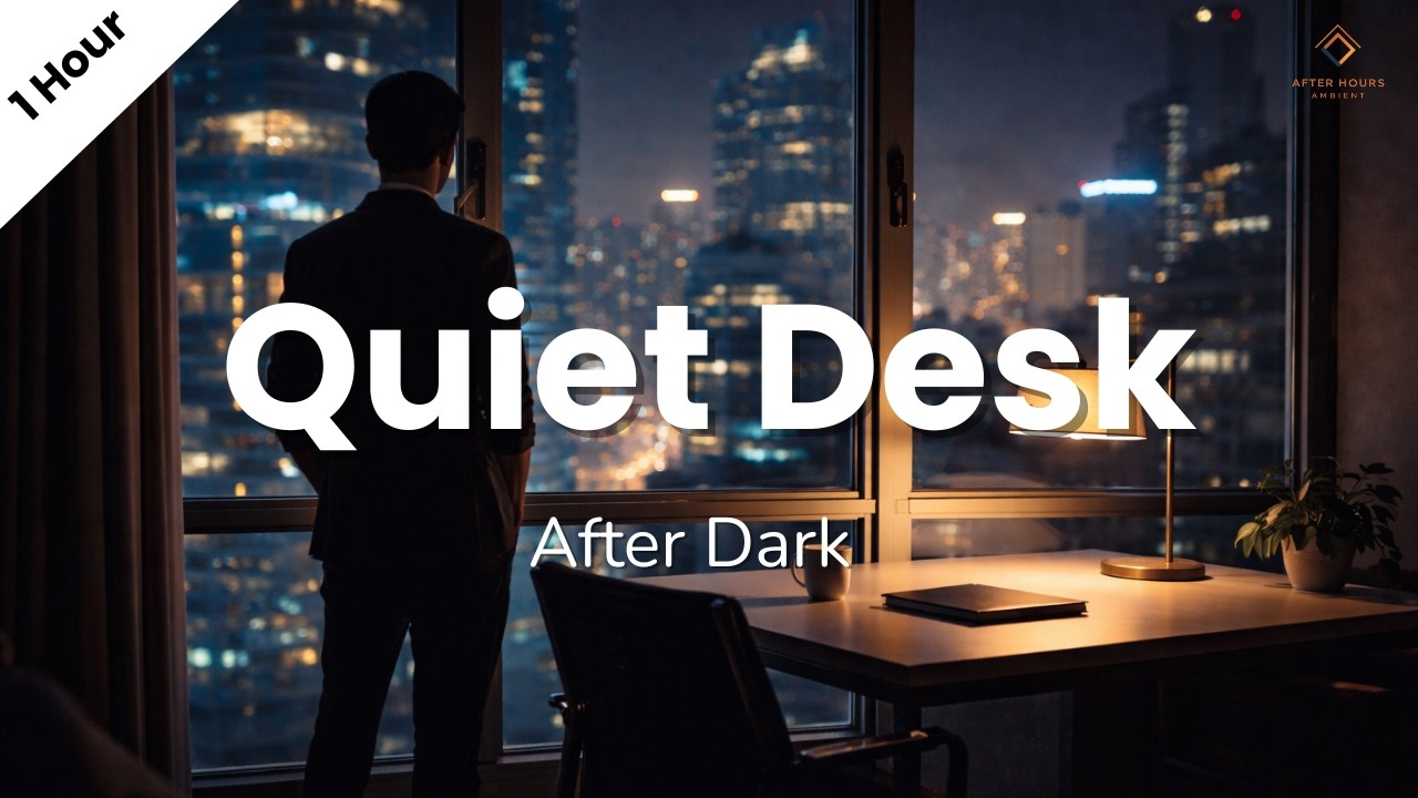 Quiet Desk After Dark | Corporate Ambient for After Work