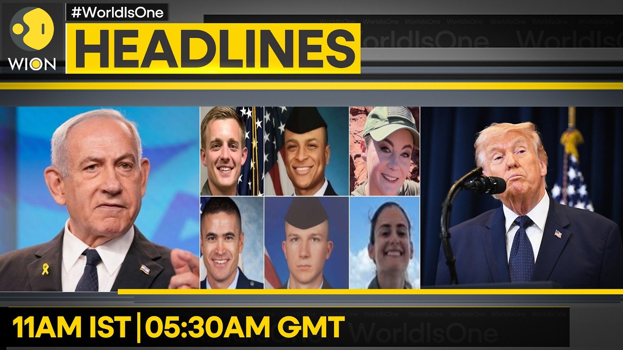 IRGC Vows To 'Pursue & Kill' Netanyahu | Pentagon Names Air Crew killed in Iraq | WION HEADLINES