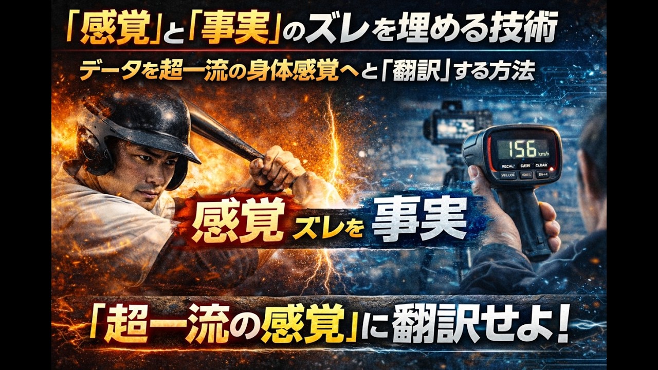「感覚」と「事実」のズレを埋める技術～データを超一流の身体感覚へと翻訳する方法～