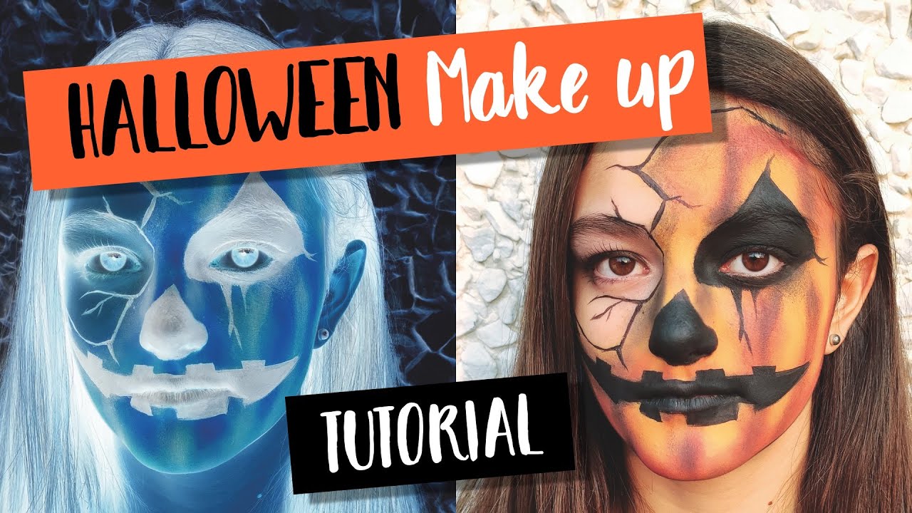 TRUCCO 🎃 HALLOWEEN ZUCCA Tutorial | Halloween MakeUp Pumpkin Face Painting