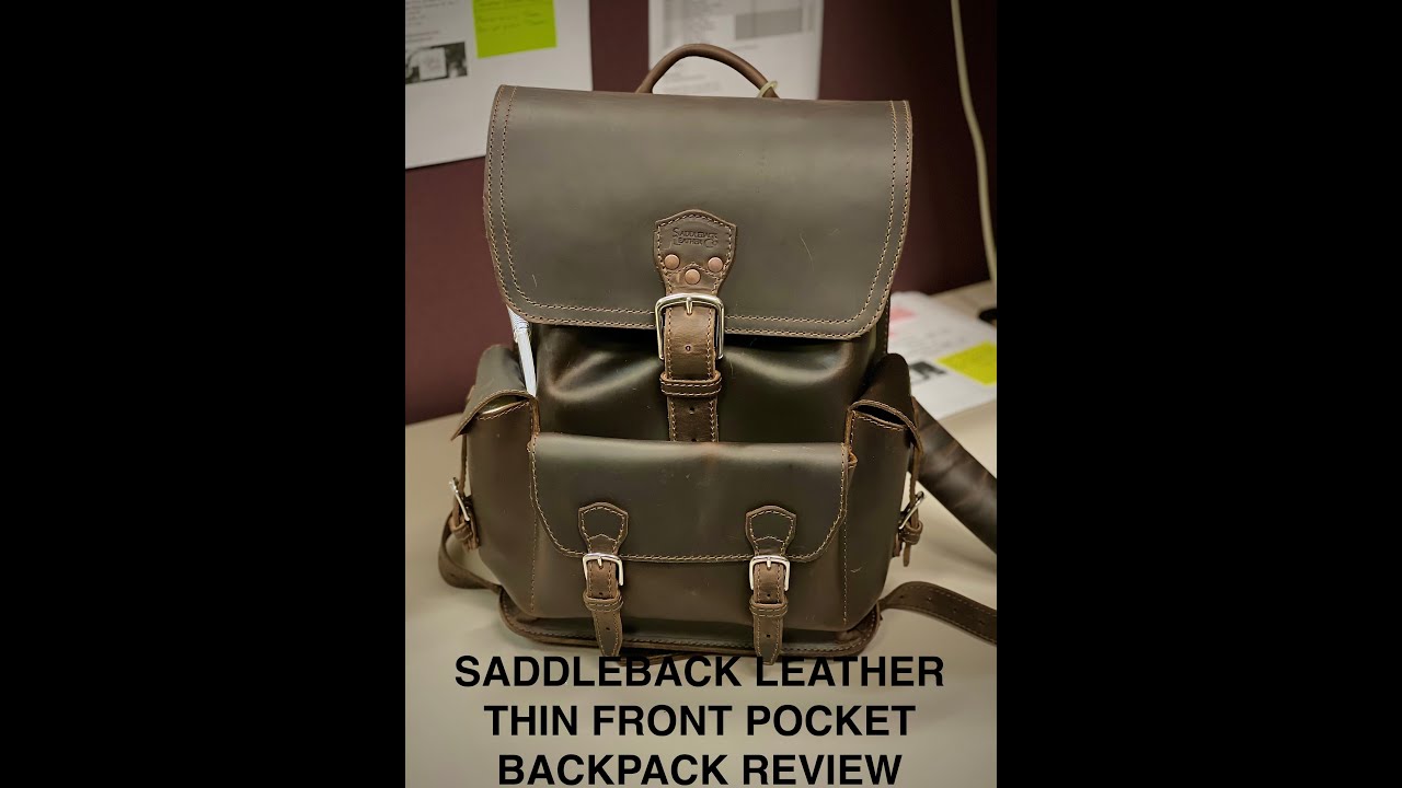 My Everyday Carry EDC 2021Saddleback Leather Thin Front Pocket Backpack First Dark Coffee Brown(2.0)
