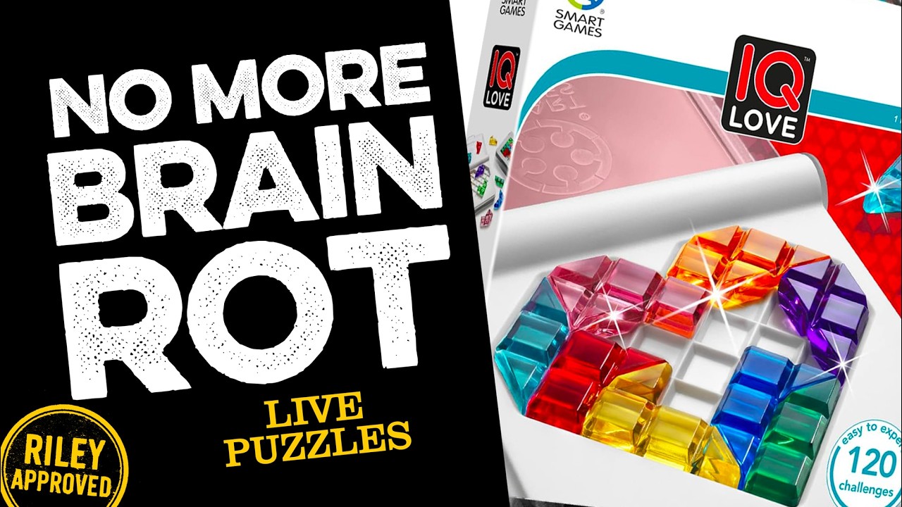LIVE Puzzle Games 🧩 Not AI. Not Brain Rot 🧩 Brain Game Theater
