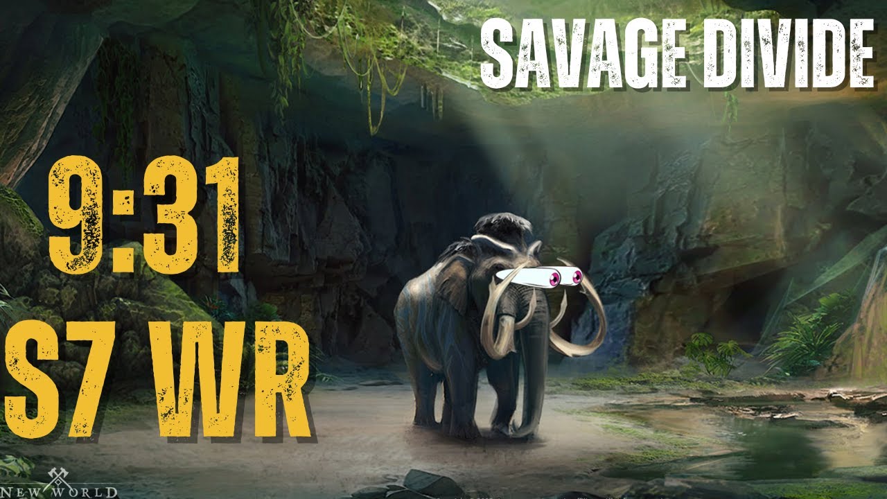 New World: Aeternum - Savage Divide M3 9:31 - Ice - Mammoth Aggro POV