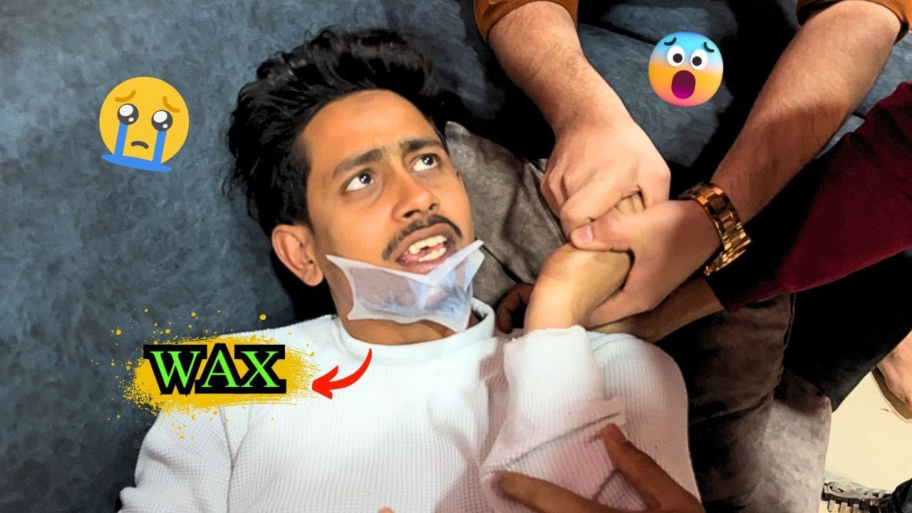 Mere Muh Par Laga Di Wax 😨😭 |  #vlog #shoot   #sahilkhannt | Shahid Saifi NT | #funny #comedy #wax