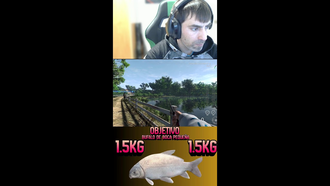 LOGRARE PESCAR TODOS LOS PECES MAS GORDOS? 1º OBJETIVO BUFALO BOCA PEQUEÑA DE 1,5KG #fishingplanet