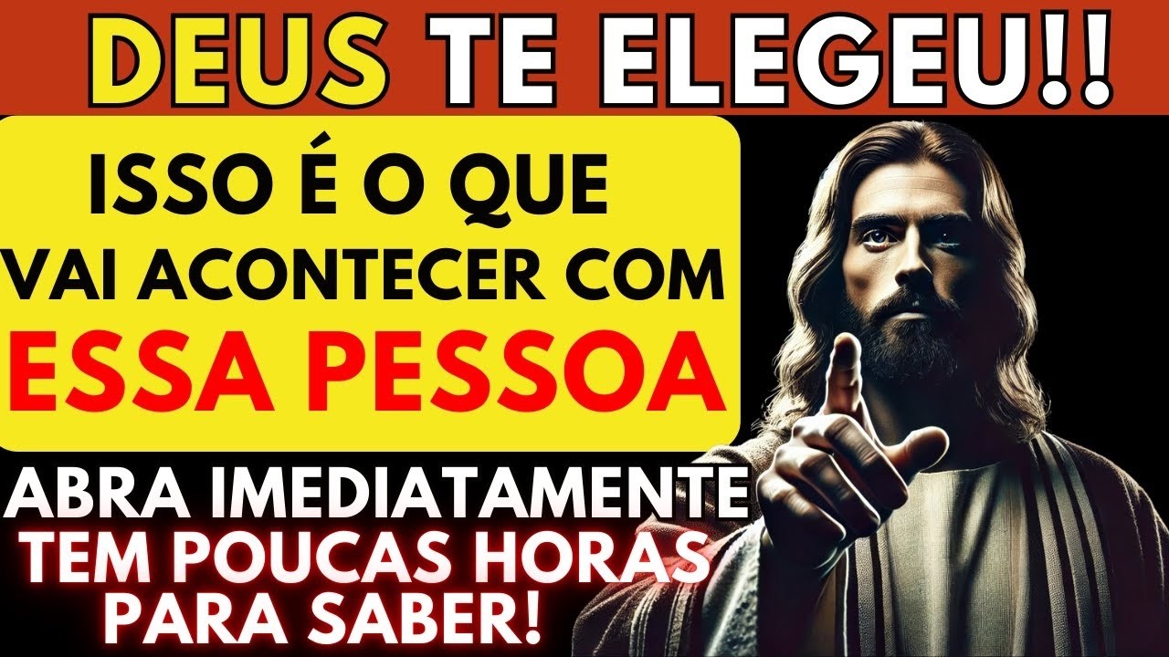 DEUS DIZ- UMA PODEROSA REVELAÇÃO VIRÁ À SUA FAMÍLIA - ABRA AGORA! 🙏
