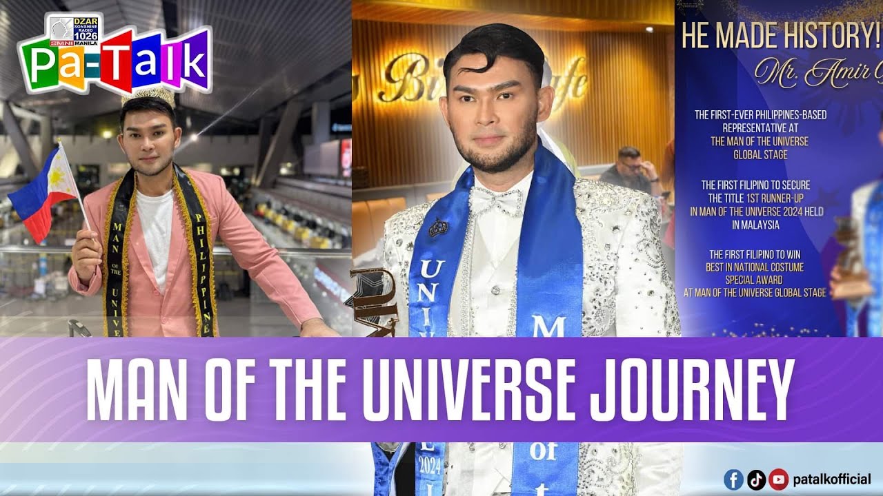MAN OF THE UNIVERSE 1st Runner Up & Best In National Costume| Amir Bergado |Journey