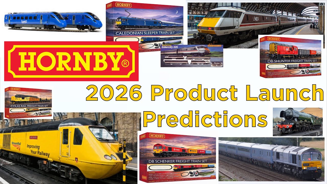 Прогнозы компании Hornby по запуску продукции в 2026 году