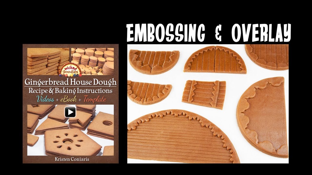 Embossing & Overlay Effects - Gingerbread House Series