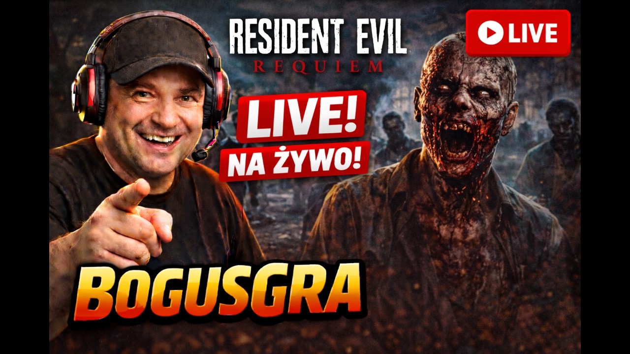 🔴LIVE🔴Resident Evil Requiem - Nocne Granie Rozmawianie #1 [PC]