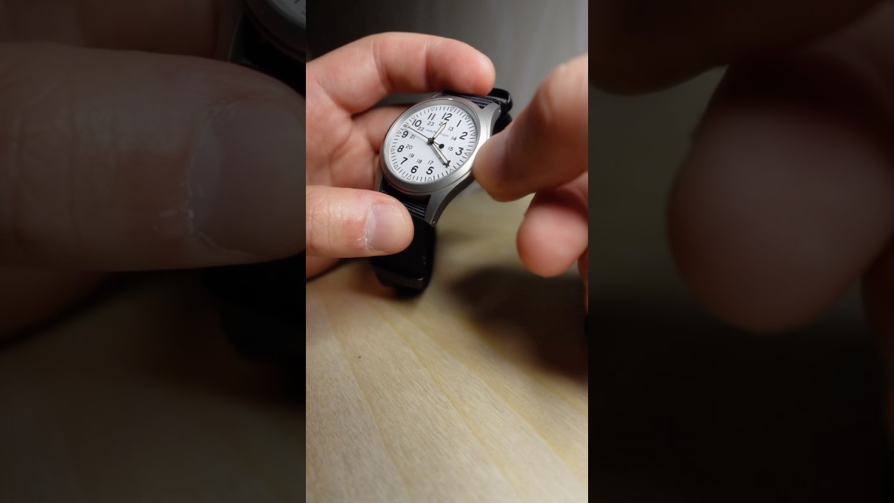 hamilton khaki field mechanical self winding sounds #shorts #rolex #tudor #seiko #citizen #hamilton