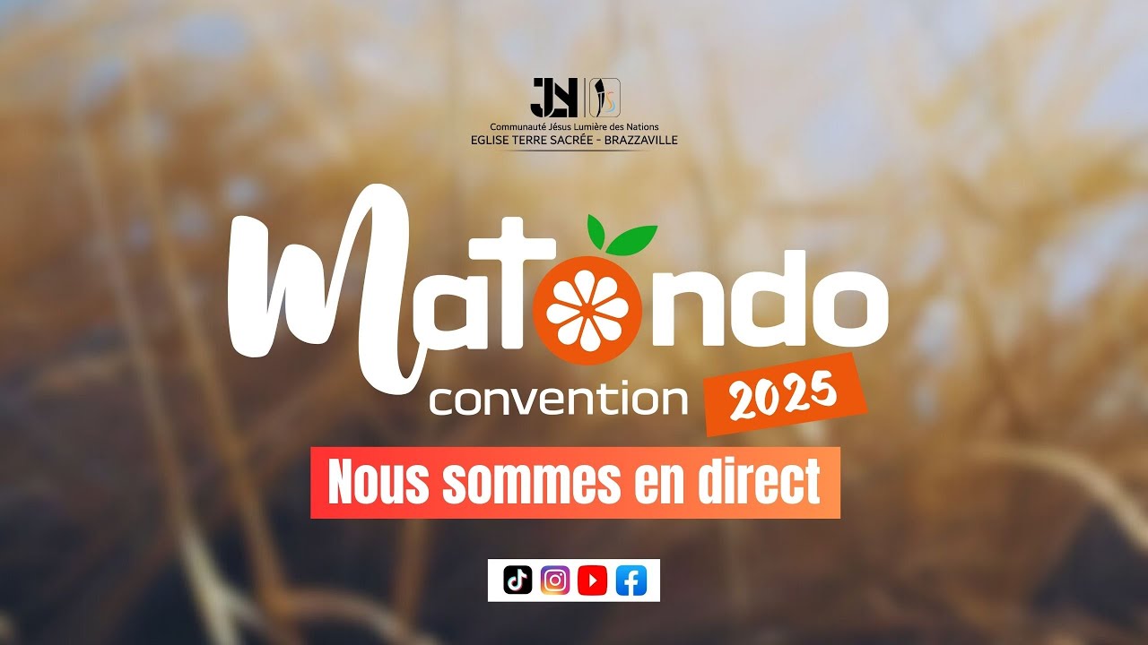 🔴CLOTURE MATONDO 2025 /DIMANCHE 14 DECEMBRE 2025/ PASTEUR JOEL KATEBA