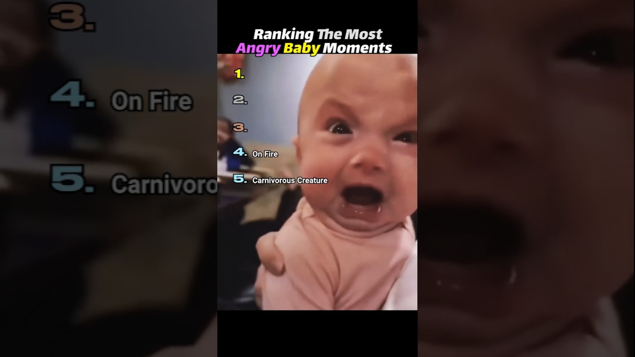 Ranking The Most Angry Babies #angrybaby #ranking #babies #angry