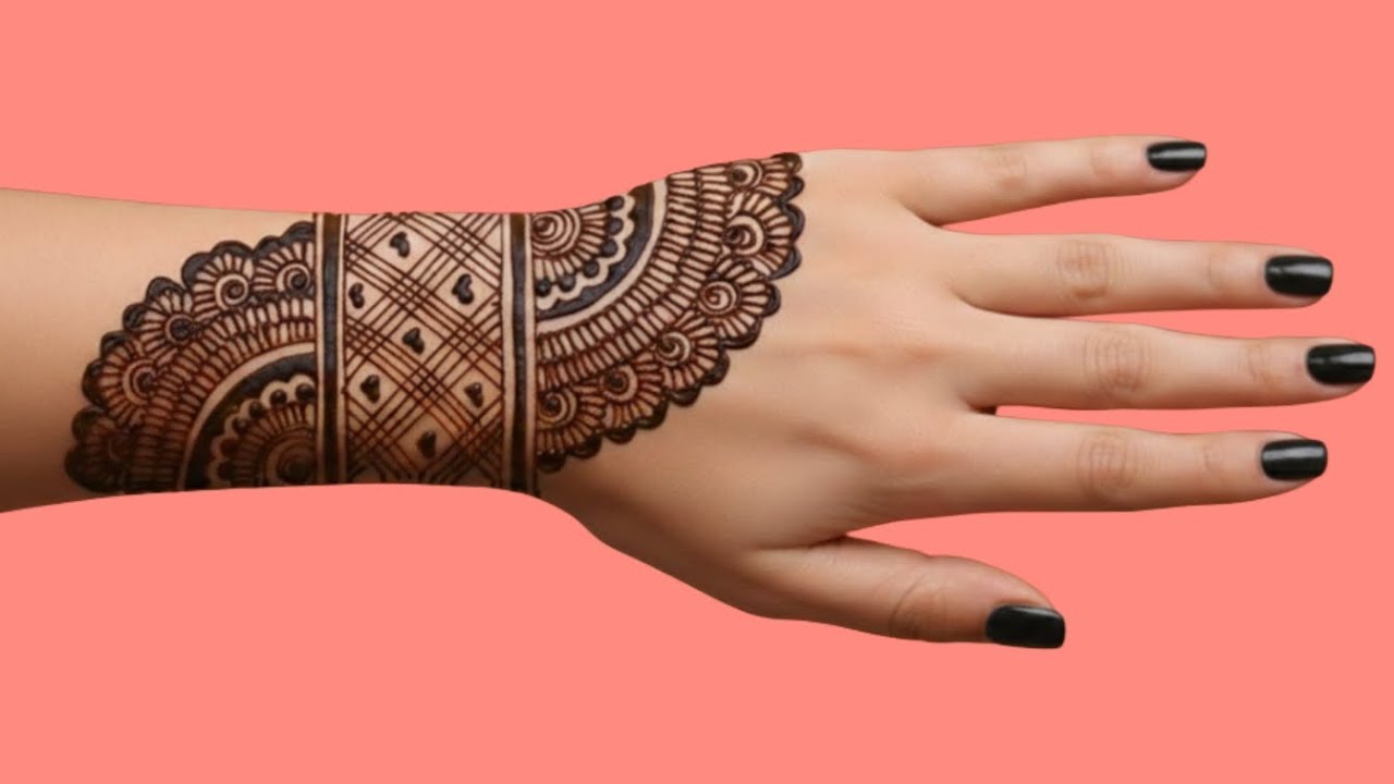 Beautiful Easy Jwellery Mehndi Design | Baby Shower Mehndi Design | Back Hand Mehndi Design