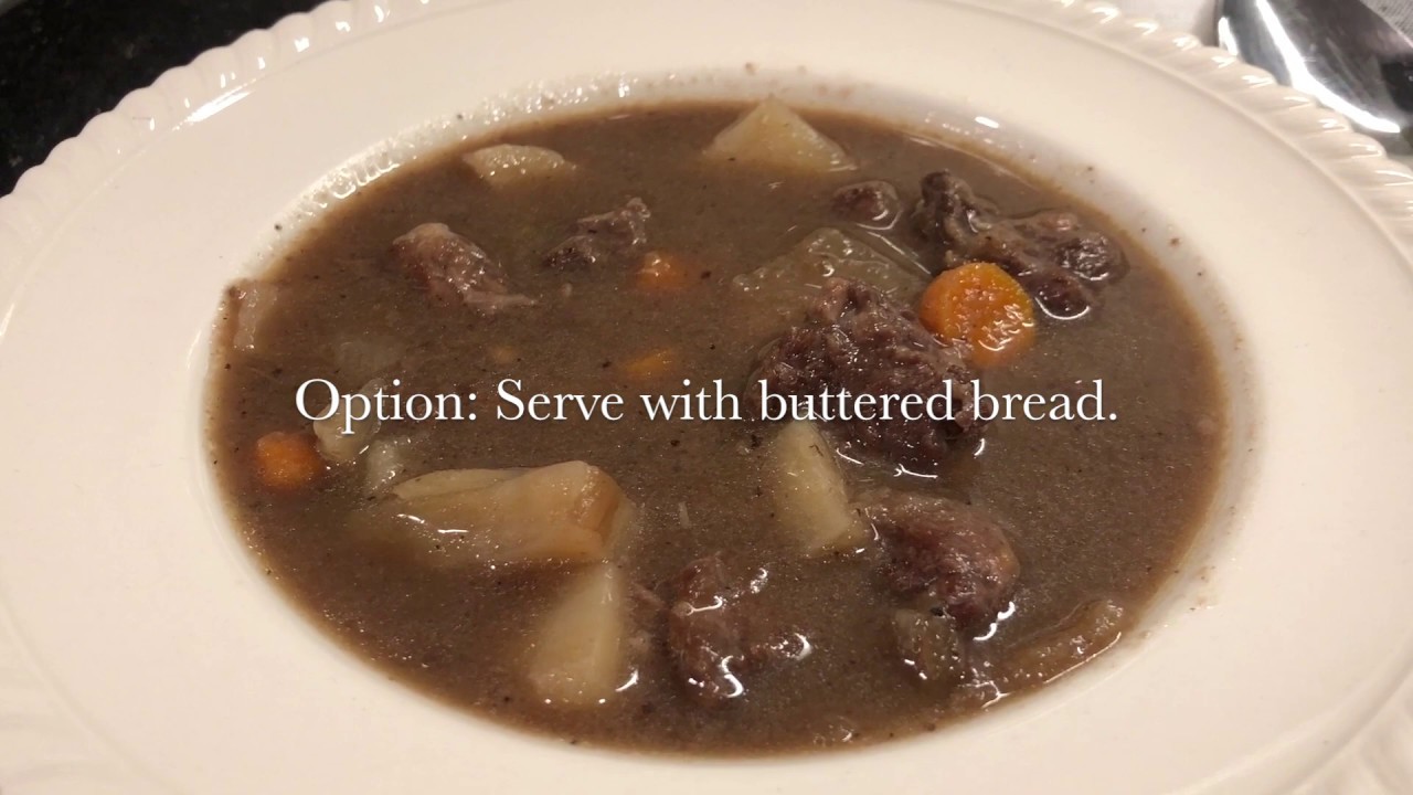 Easy beef stew recipe from New England