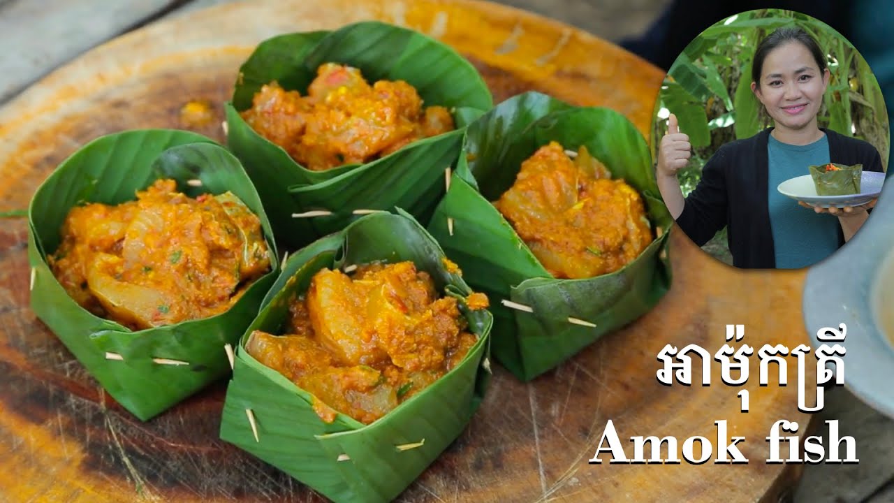 Amok fish with khmer ingredients at Countryside