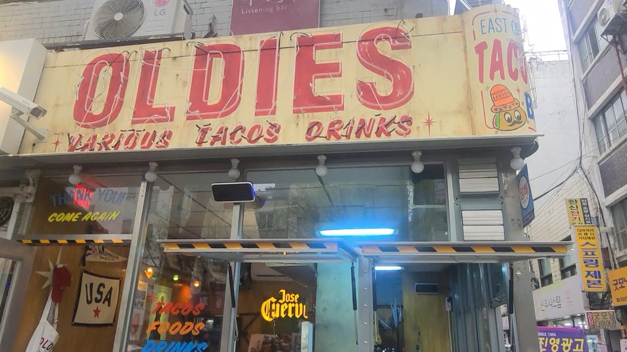 7시간 밀착 촬영! 전조리과정 공개!을지로 핫플! 올디스 타코A close-up shot for 7 hours!  Euljiro hot place! Oldies Taco!