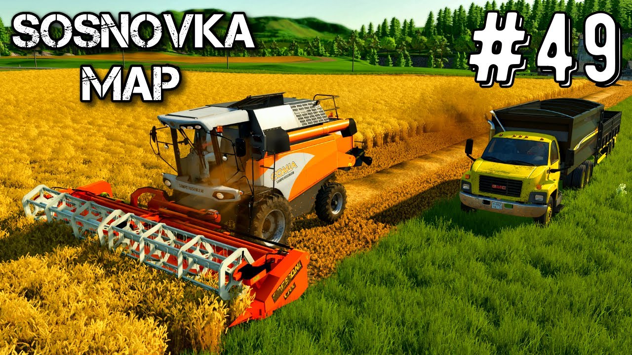 Farming Simulator 25 Карта Сосновка Таймлапс Эпизод #49 Мегаферма fs25 геймплей
