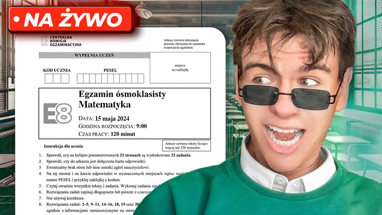 [🔴 LIVE] GRIND DO EGZAMINU &Oacute;SMOKLASISTY