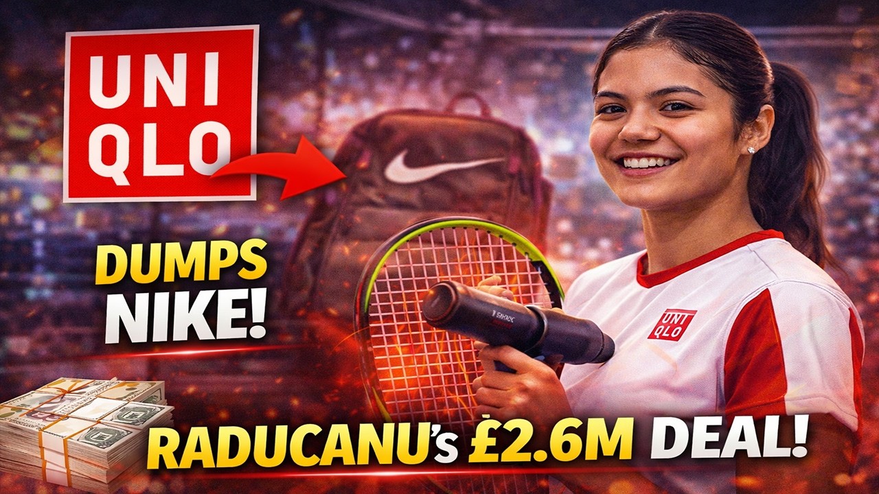 Emma Raducanu Signs £2.6MILLION UNIQLO Deal Despite On-Court Struggles!