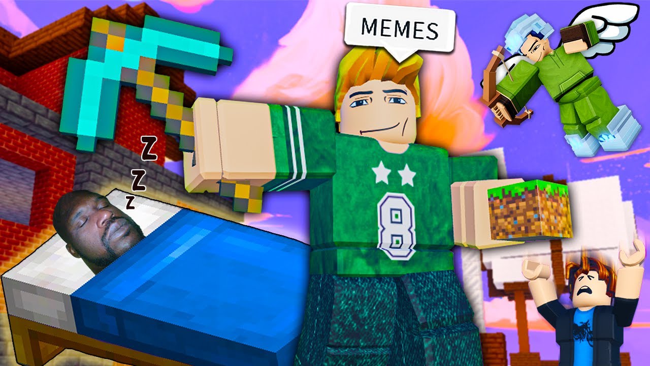ROBLOX BedWars FUNNY MOMENTS (MEMES) ⛏😎🛌🏻