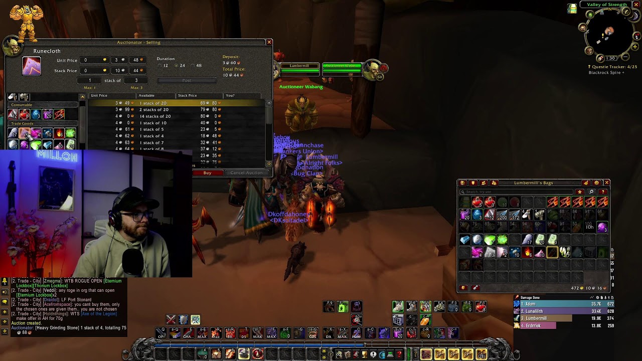 TBC DUNGEON BLASTING, LETS GET LEVELING 63+ | Classic Anniversary Dreamscythe